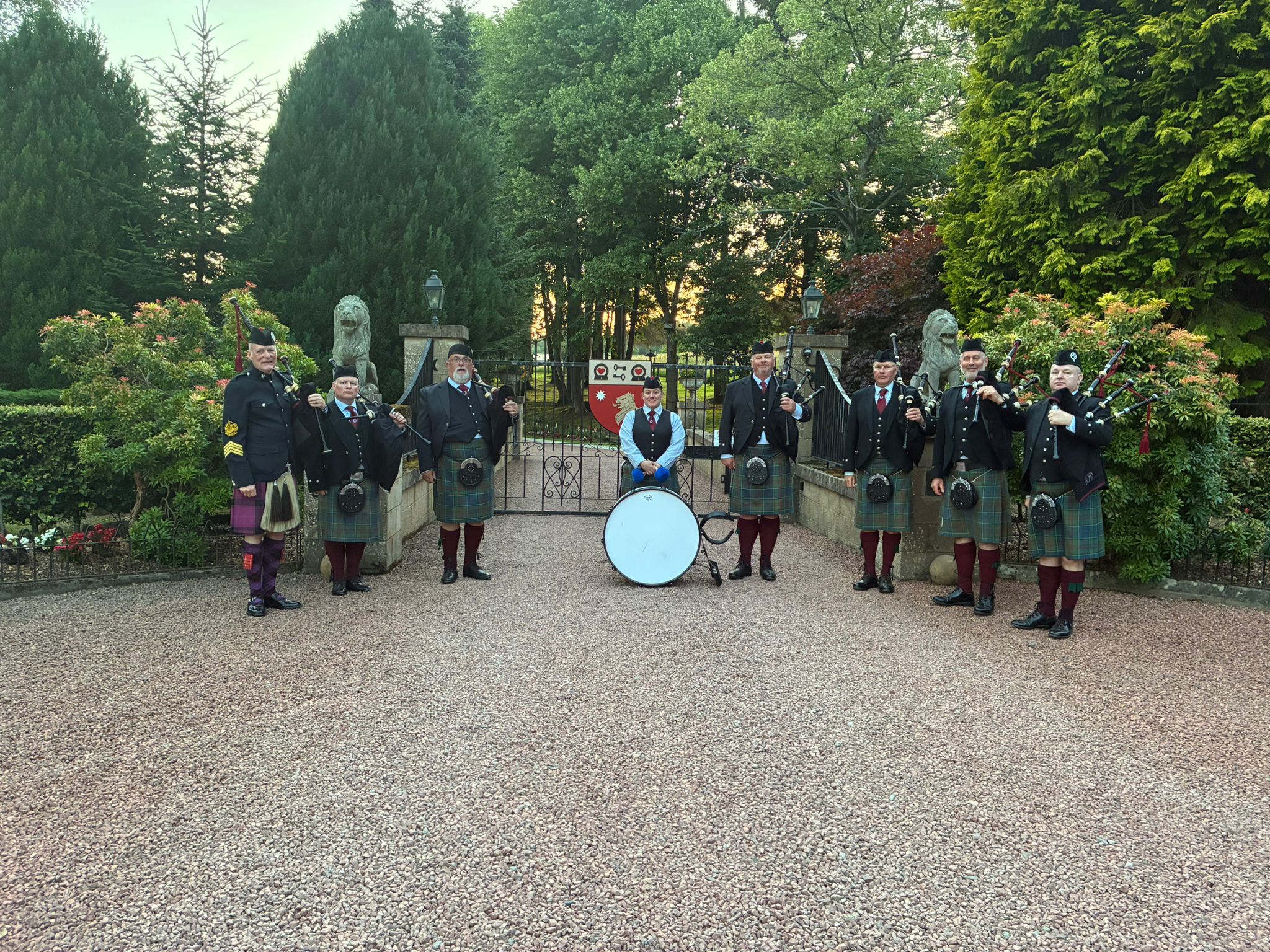 Stockbridge Pipe Band - Lee Castle - July 2025